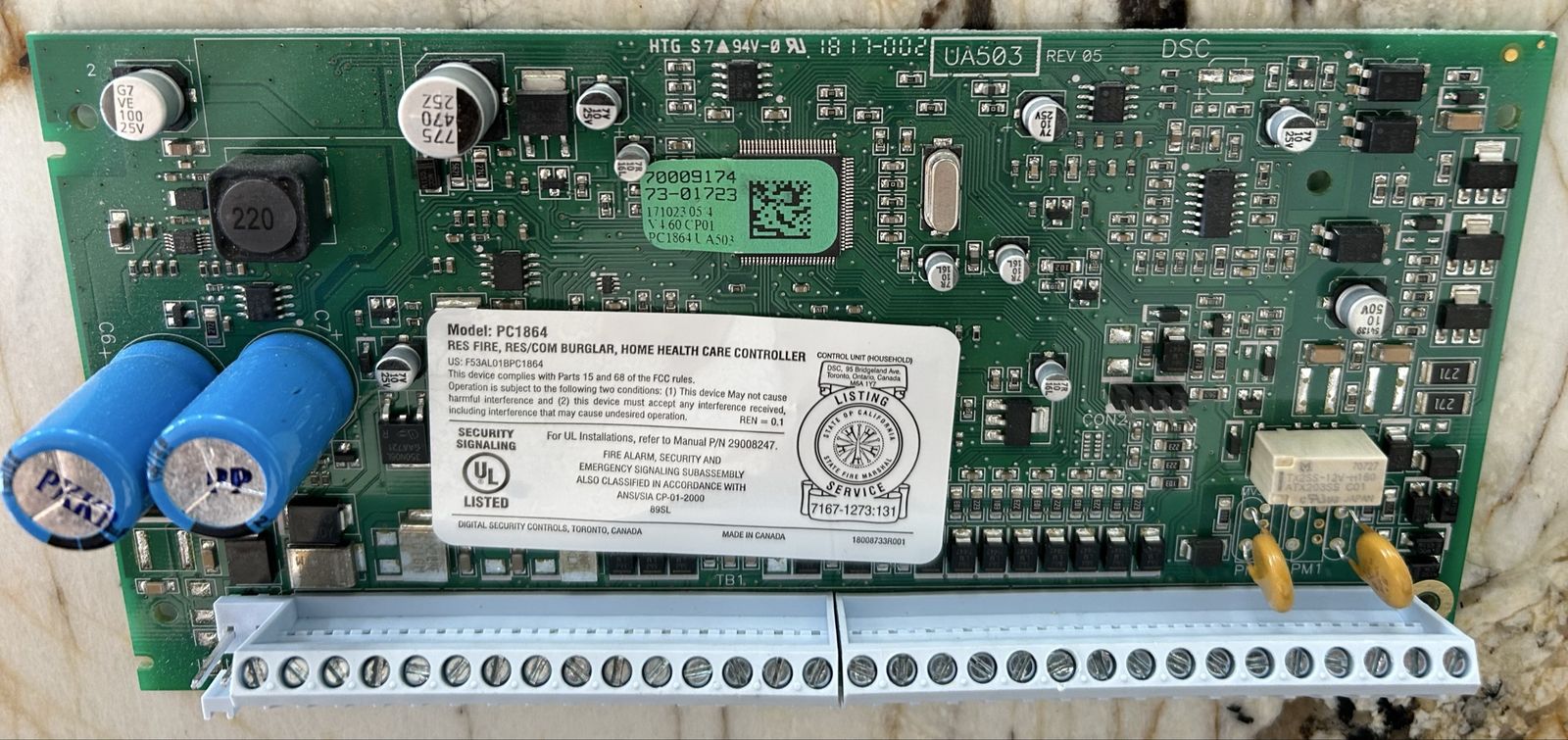 NEW DSC PowerSeries PC1864 Alarm Board - V4.60