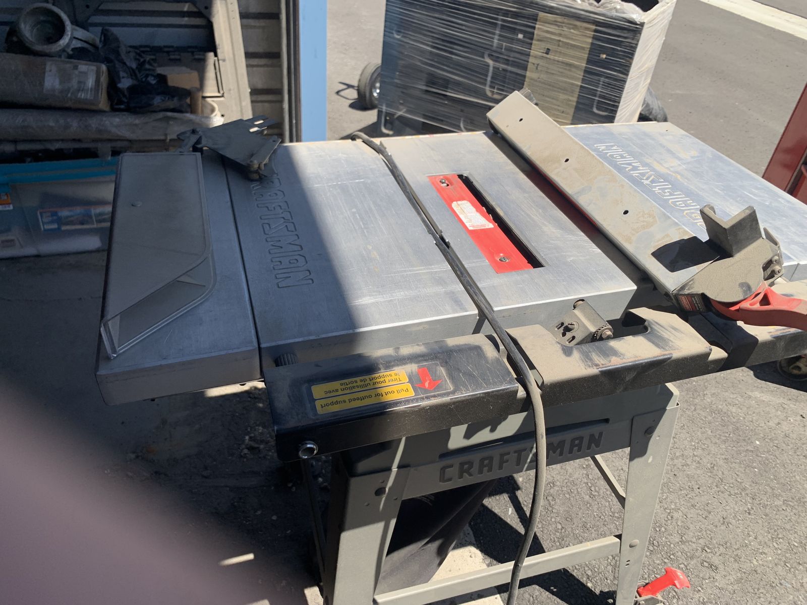 Craftsman portable table saw