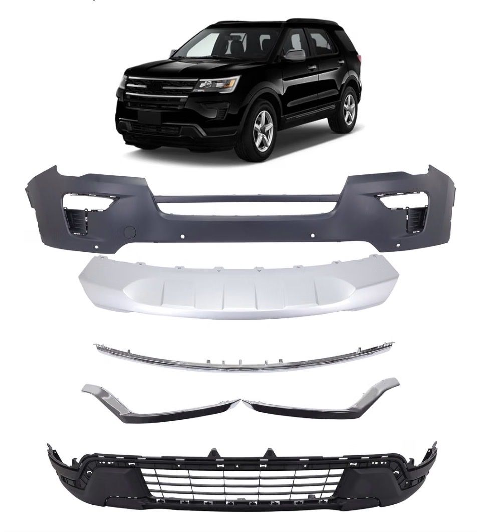 17-18 ford explorer front bumper Facia kit with sensor holes