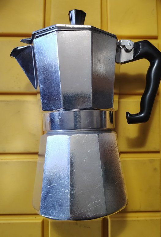 8 OZ Aluminum Moka Pot Espresso Maker for Ground Coffee  READ