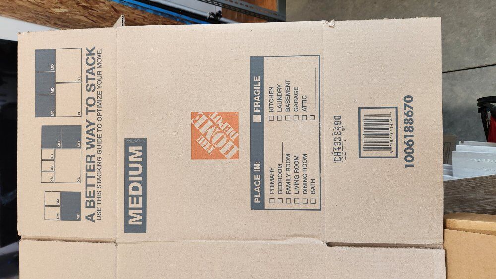 Moving Boxes from Home Depot