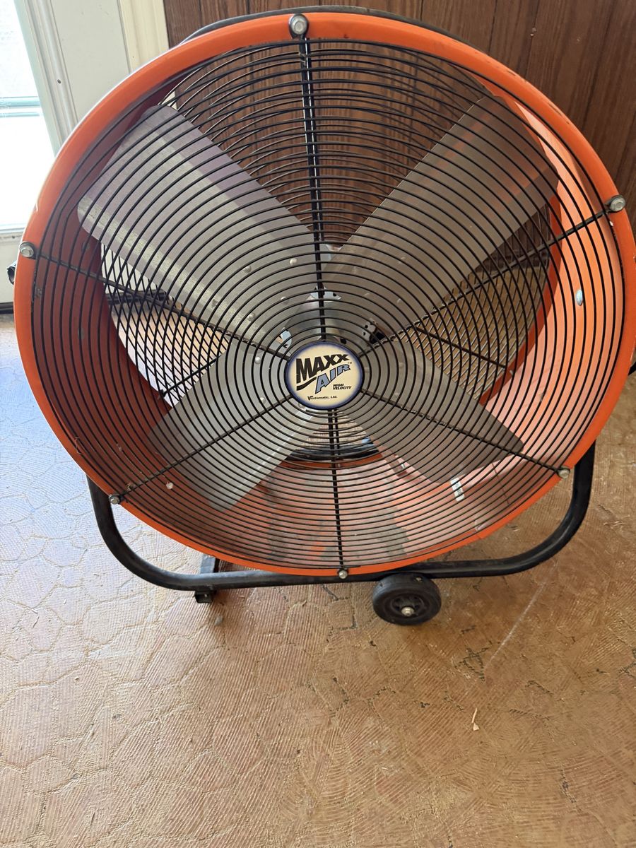 Maxx Air High Velocity Industrial Floor Fan with Wheels