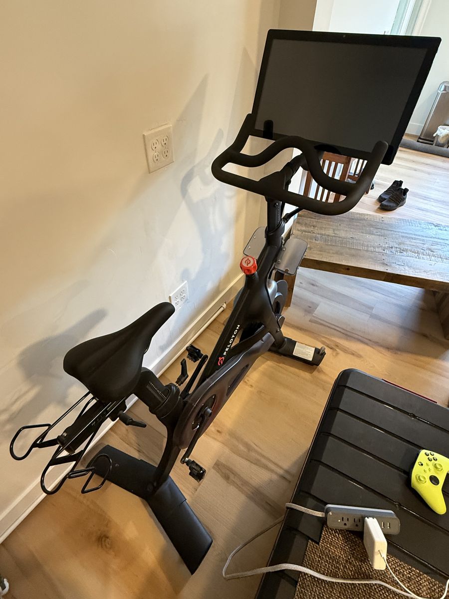 Peloton Gen 3 Indoor Exercise Stationary Bike with Touchscreen Monitor