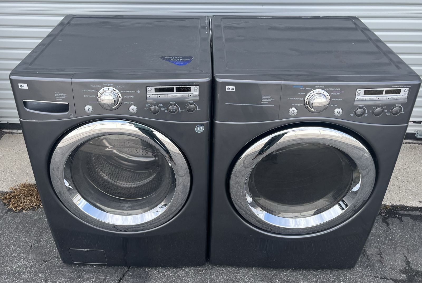 Stackable LG Washer & Gas Dryer With Wrinkle Care, Free Delivery.