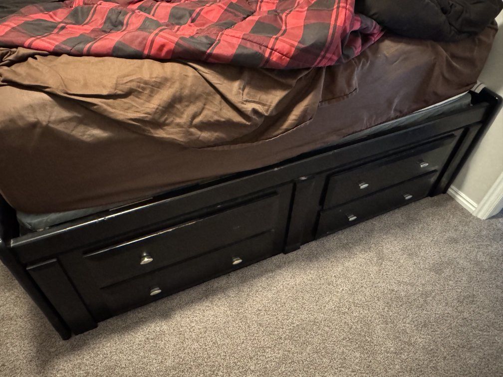 Full Size Captains Bed