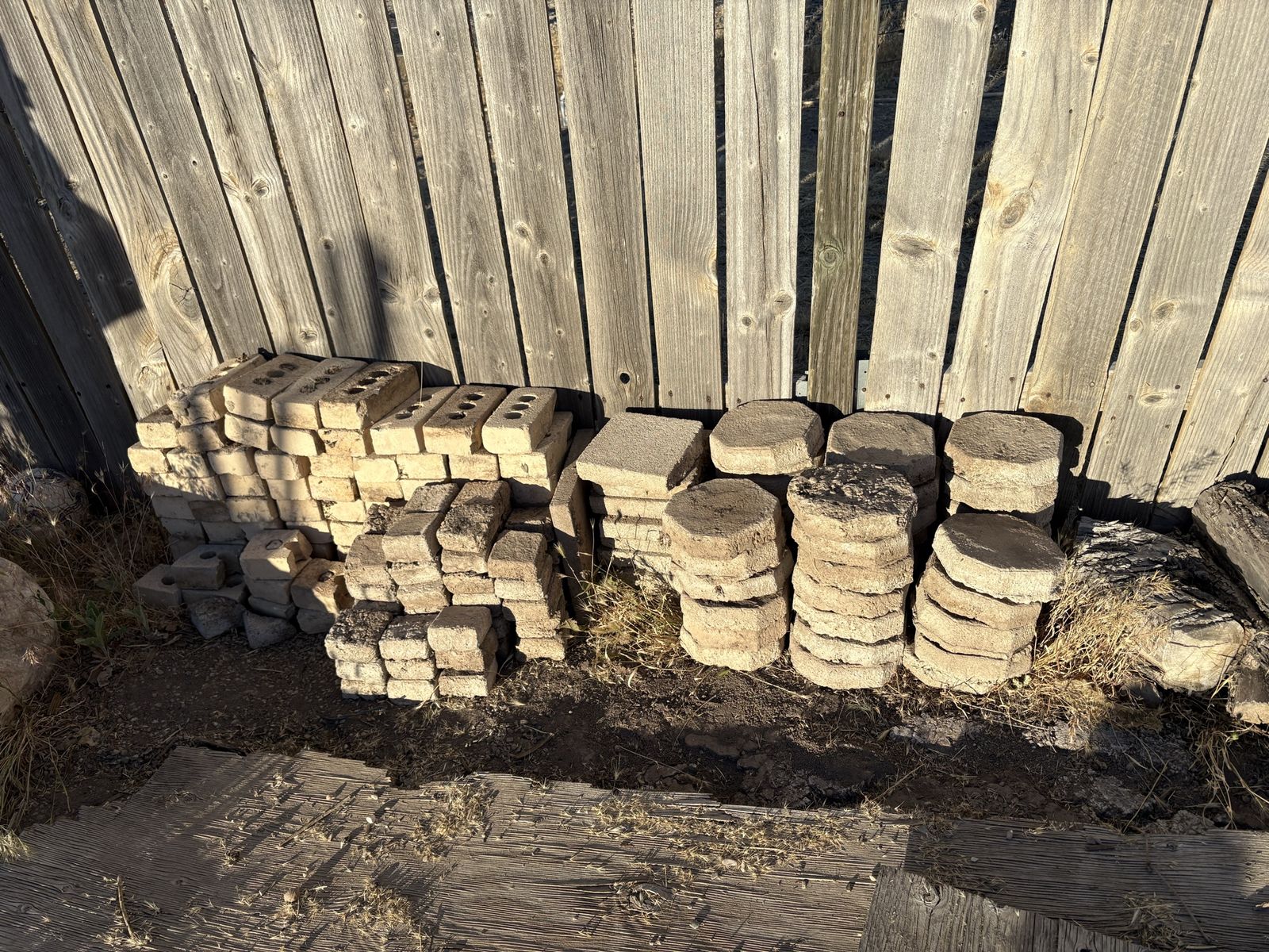 Free Assorted Used Pavers & Bricks - Hexagonal, Square, & Standard Building Bricks for Landscaping/Hardscaping