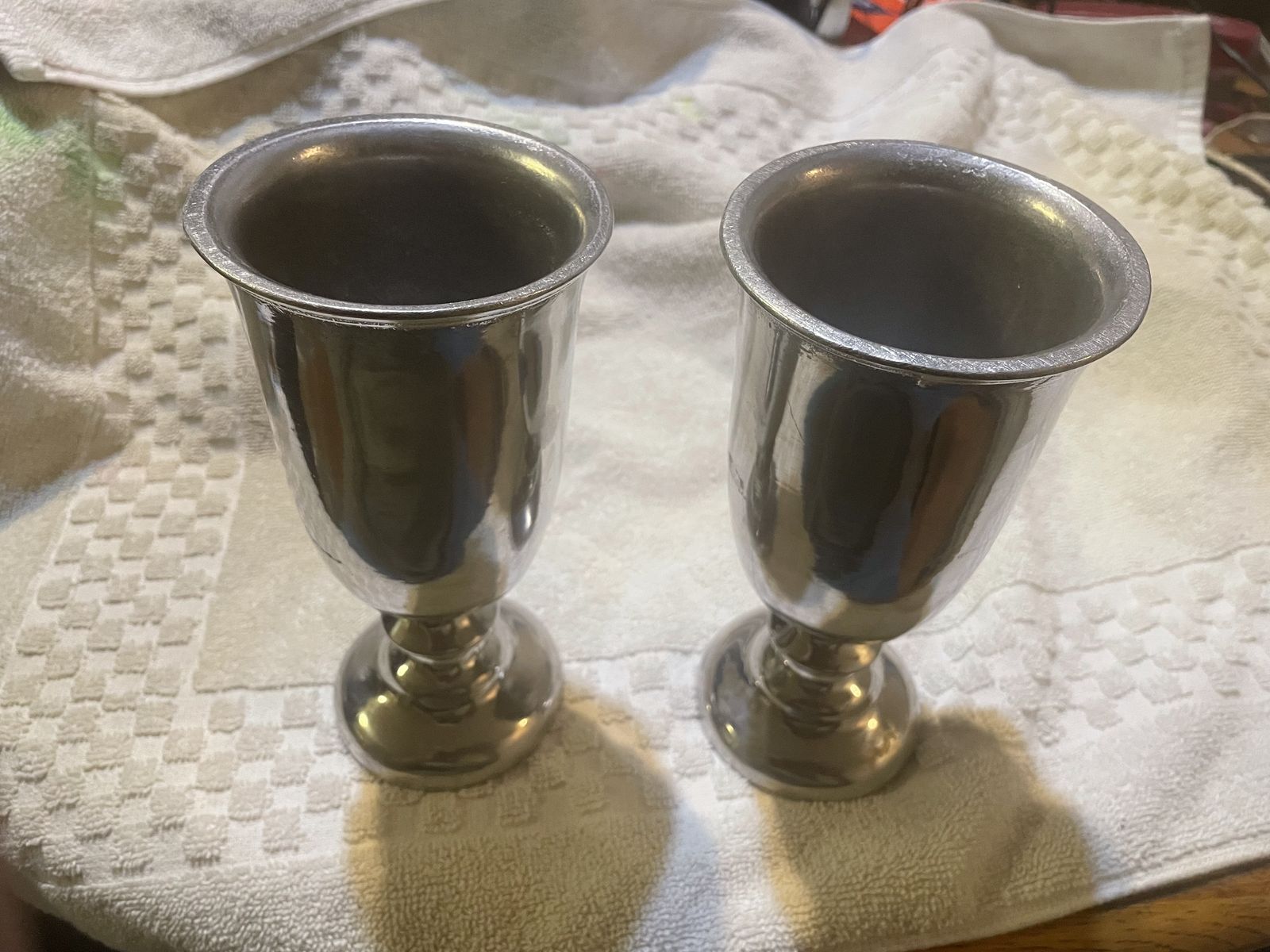Wilton Armedale Pewter Water Goblets