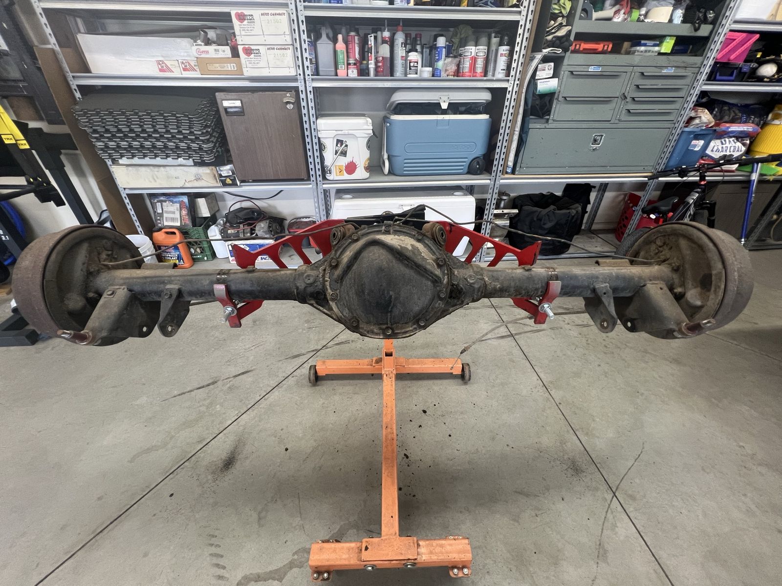 Complete 1965 Chevelle 10-Bolt Rear Axle Assembly – Drum to Drum