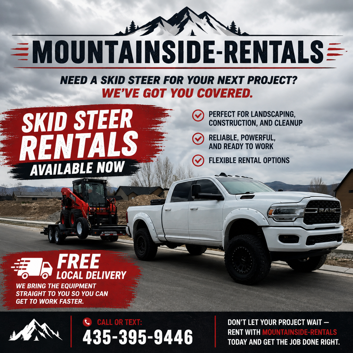 Skid Steer Rental