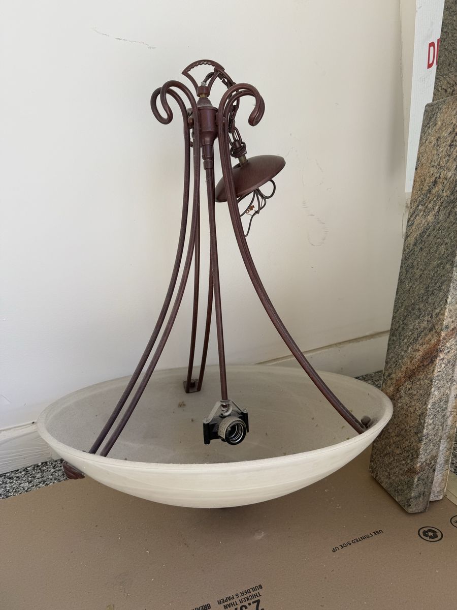 Dining room light in bronze