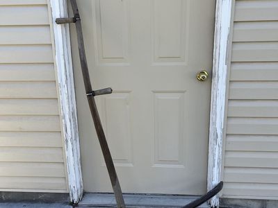 Hay Scythe/Sickle with A Long Wooden Handle and Long Blade-Wall Art-Grim Reaper