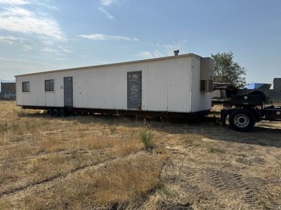 60ft Mobile Office Trailer - Private Office, Common Space, Bathroom & Closet
