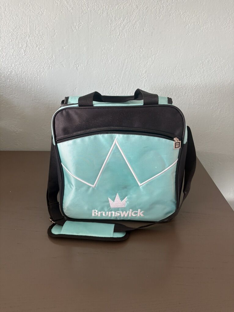 Teal/black Bowling Ball Bag