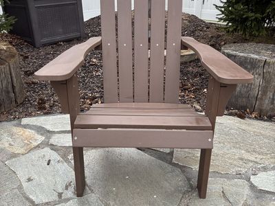 Adirondack Polywood NEW Brown Chair Patio Outdoor