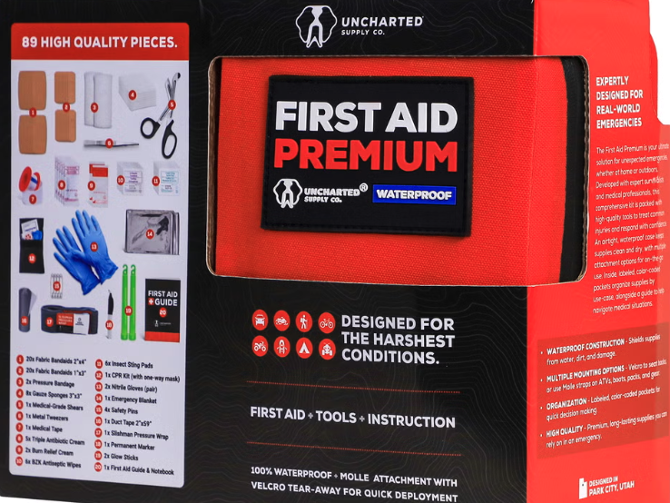 New Uncharted First Aid Premium Kit