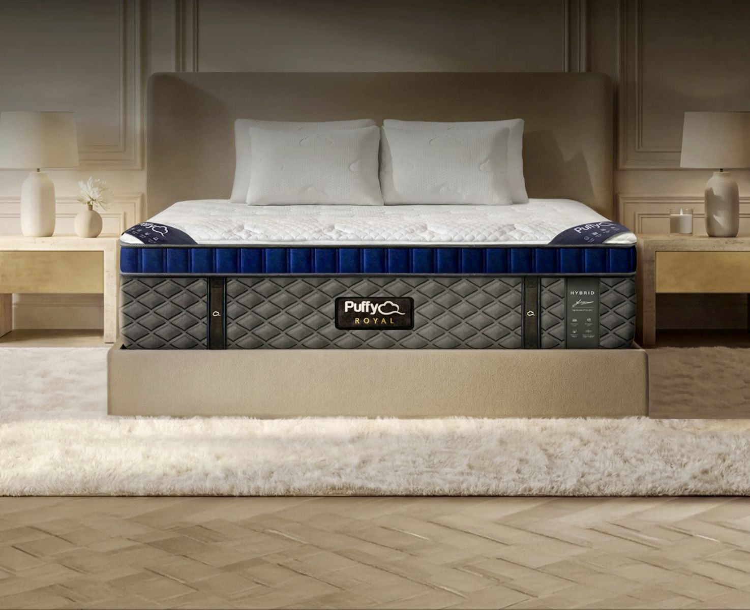 Newest version - Puffy Royal Hybrid King Mattress