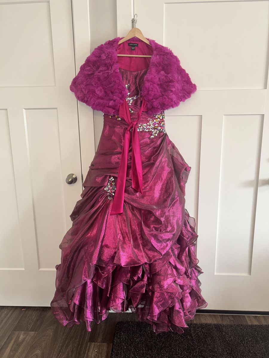MAGENTA FORMAL DRESS