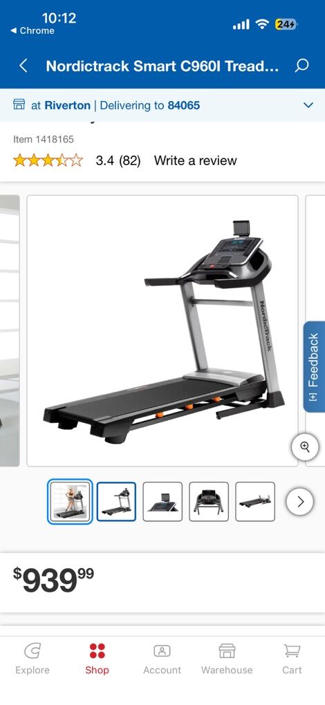 Nordictrack Smart C960I Treadmill