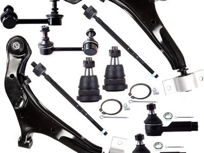 2000-2003 Nissan Maxima, 00-01 Infiniti I30, 02-04 I35 10 Piece Front Suspension Kit Lower Control Arm Kit