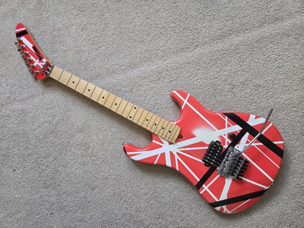 Kramer with EVH wrap and Crate Flexwave amp