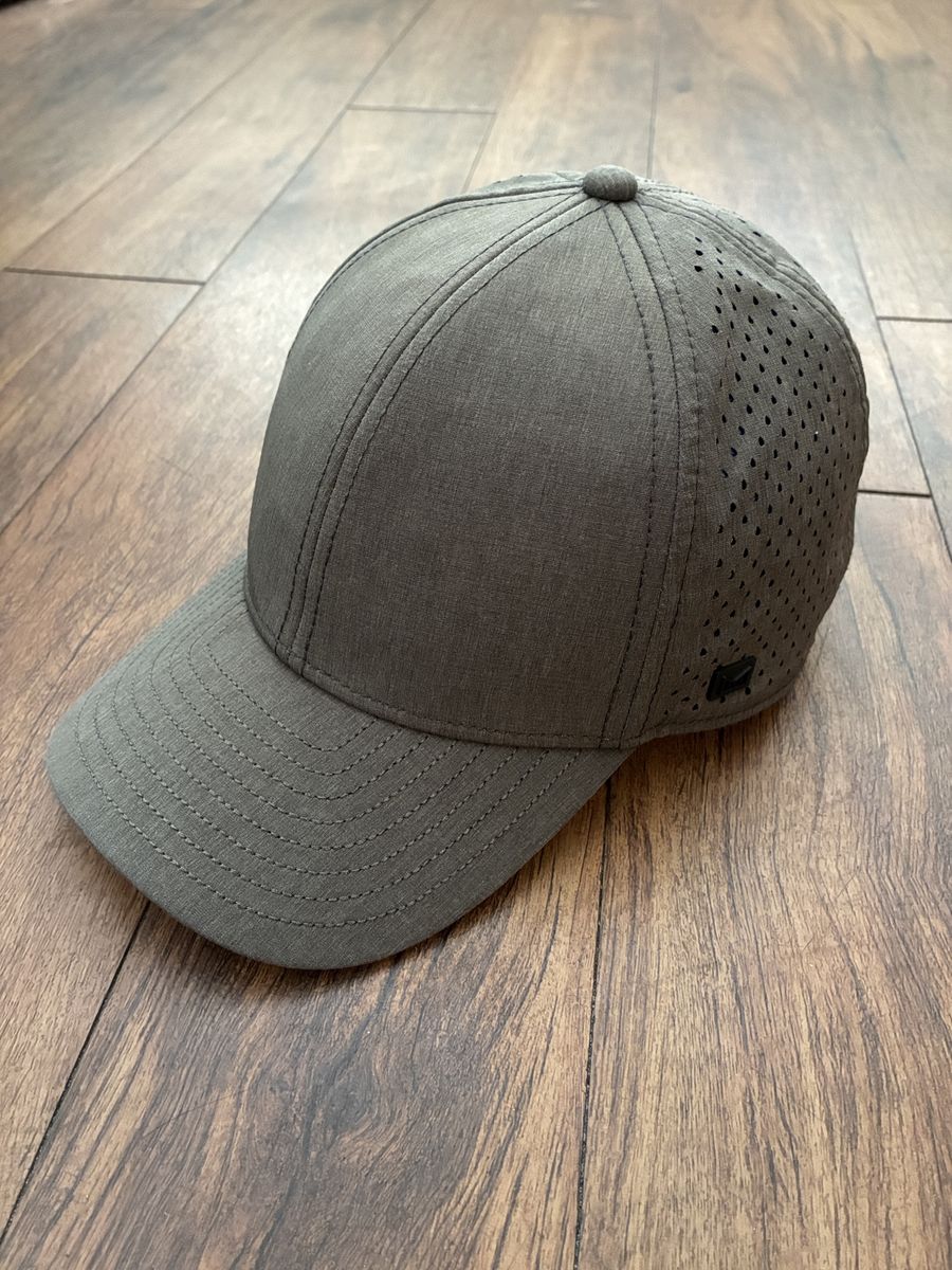 Melin A-Game golf hat Heather Charcoal gray 58 cm medium Hydro water repellant adjustable