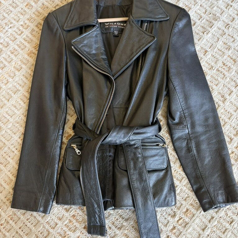 Sleek Womens Leather Jacket