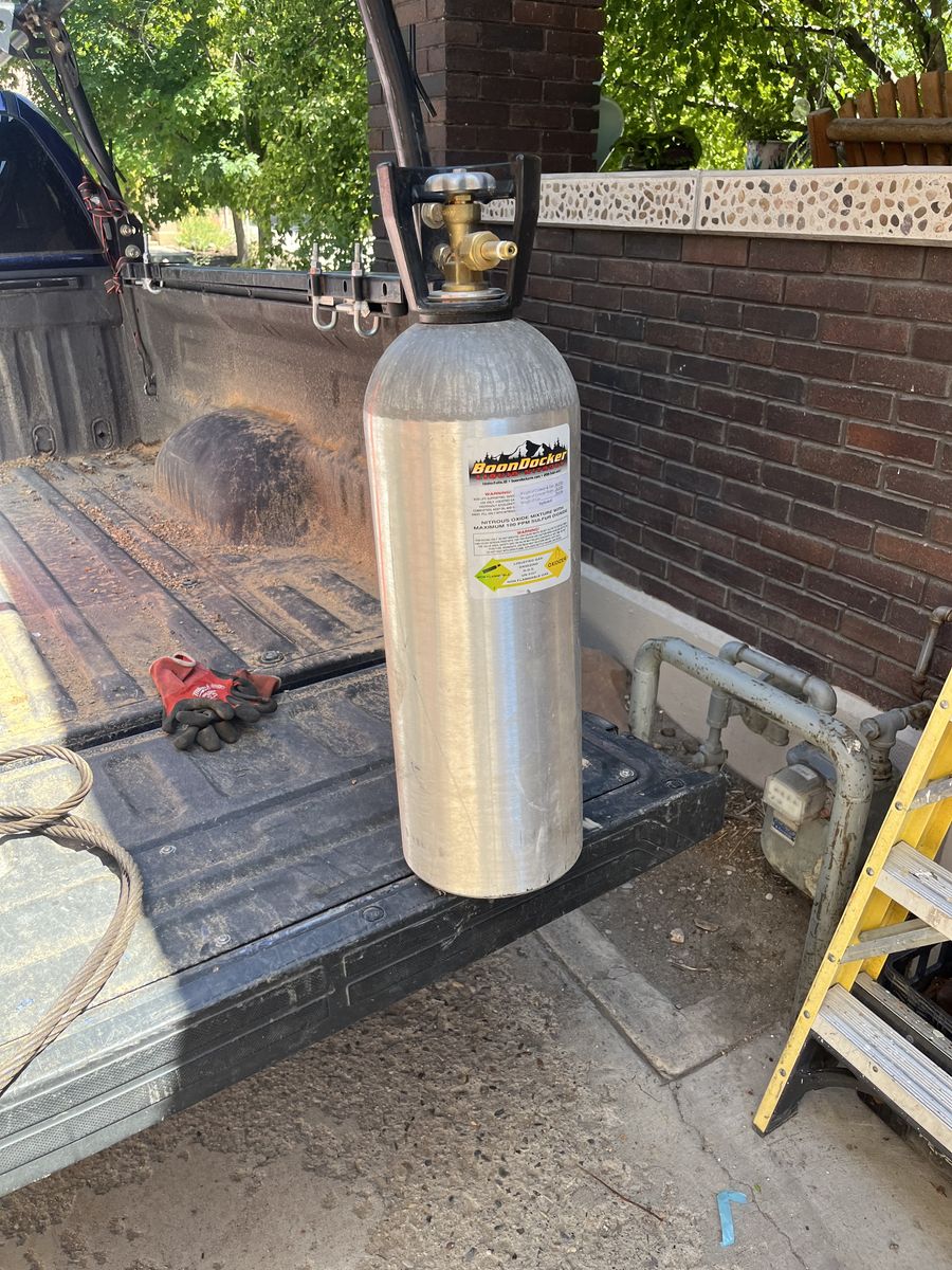 20lb aluminum cylinder w/handle ect