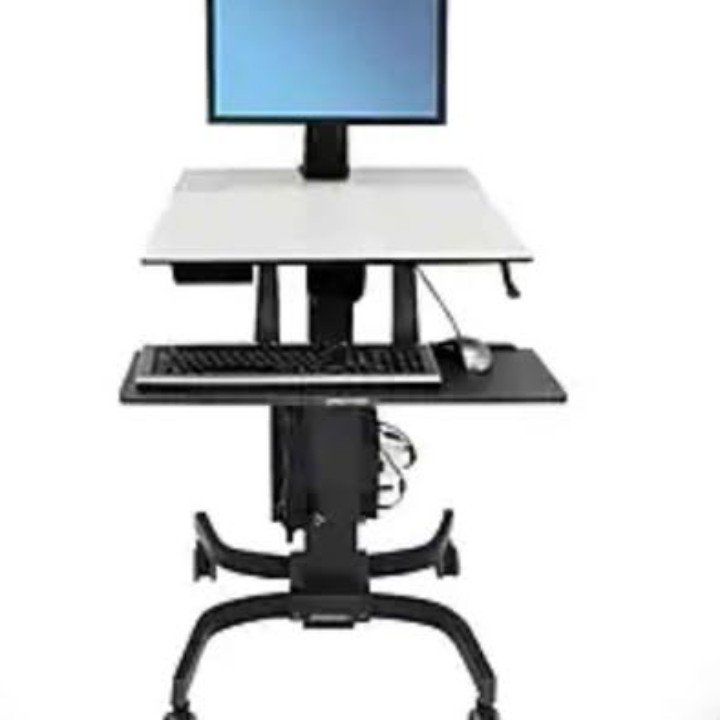 Ergotron Sit-Stand Cart 24-216-085 WorkFit-C, Sing