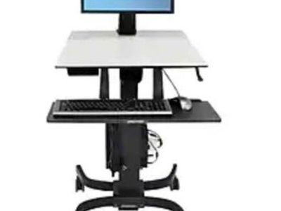 Ergotron Sit-Stand Cart 24-216-085 WorkFit-C, Sing