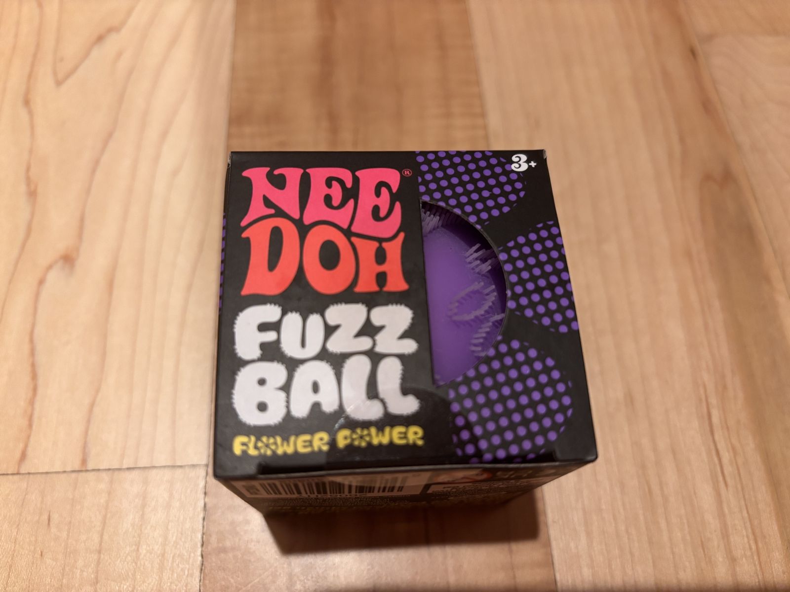 NeeDoh Fuzz Ball Flower Power Sensory Toy - Purple