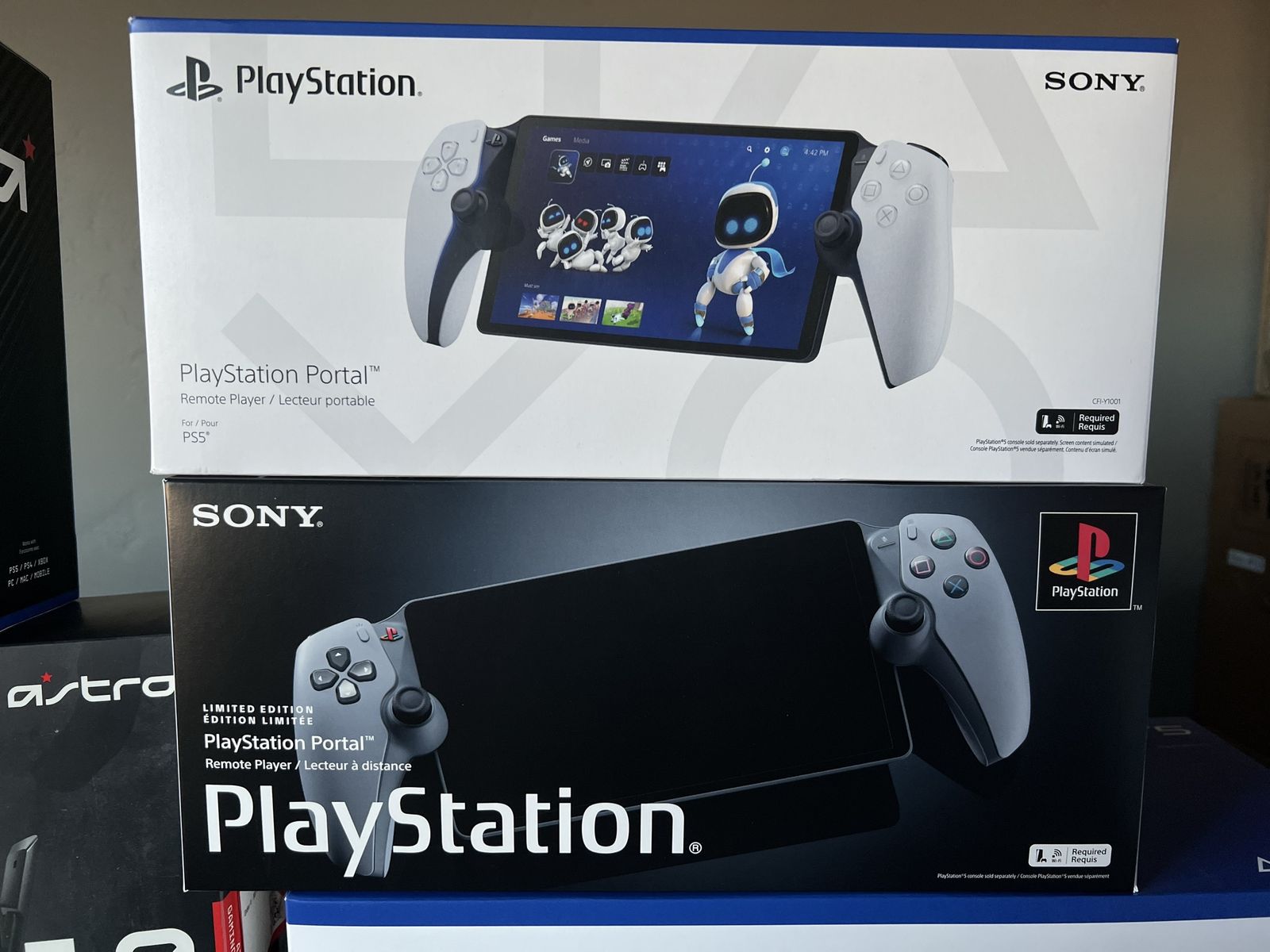 PlayStation Portal 30th Anniversary Edition and PlayStation Portal Standard Edition New Unused