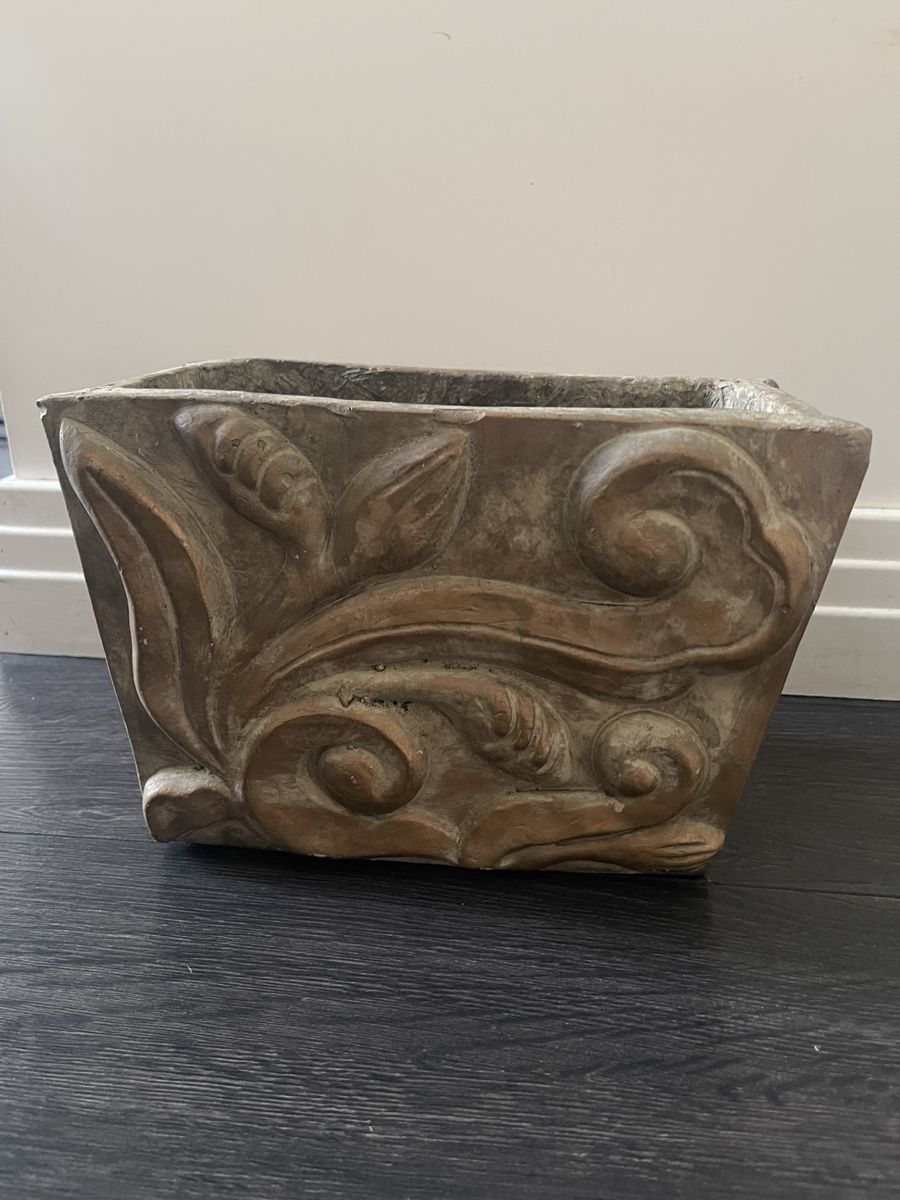 Decorative Planter Pot - 10" x 7" x 5"
