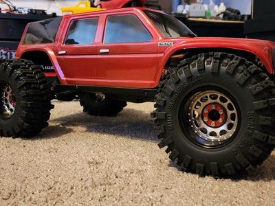 Brushless Axial scx pro rock crawler!