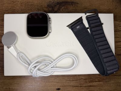 Apple Watch Ultra 2 49mm w/ NEW AL Band w/AppleCare+ Theft & Loss Exp: Sept 23, 2026
