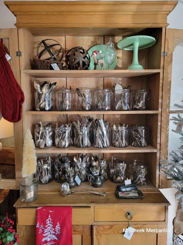 Antique Silverplated Flatware....1885-1965 time period...spoons, fork..knives and servers.