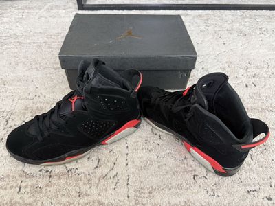 Nike Air Jordan 6 VI Retro Black/Infrared Men's Size 9