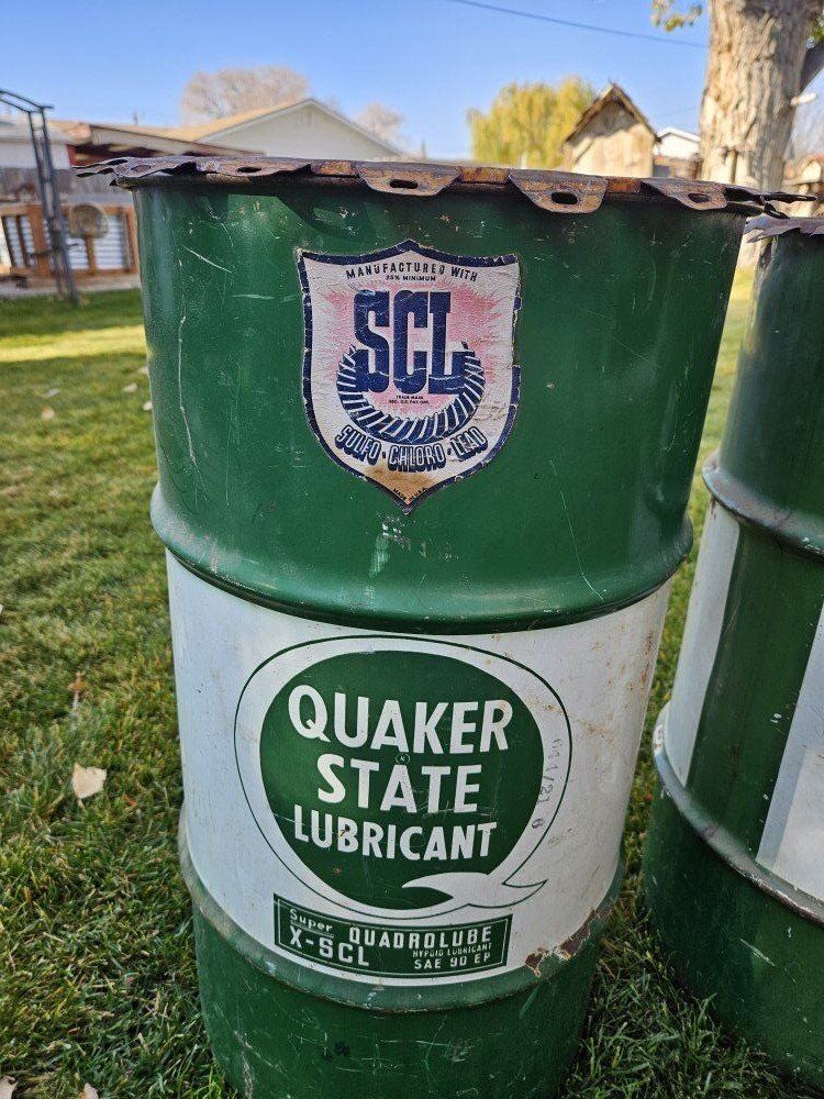 Quaker State Lubricant Drum