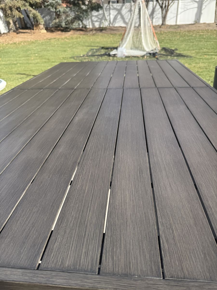 New Ratana Mezo 118”x45” outdoor dining table