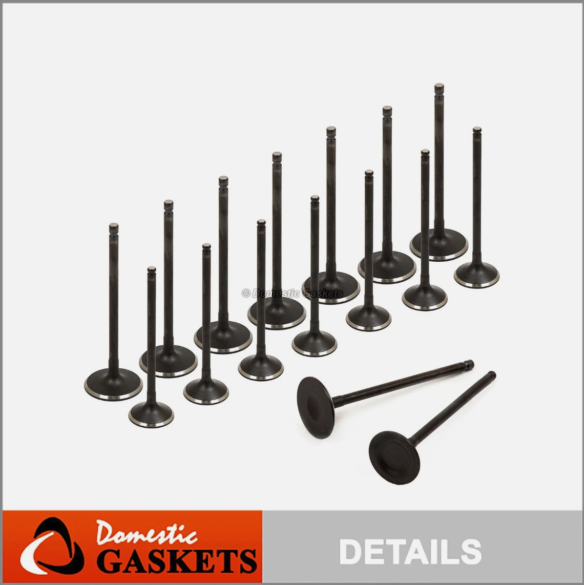 16 Intake Exhaust Valves Set for Honda Acura K20 K23 K24 Engine 14711-PNL-E00