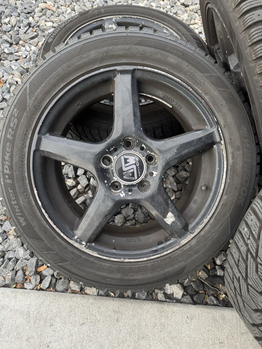 RIMS AND SNOW TIRES BOLT PATTERN 112