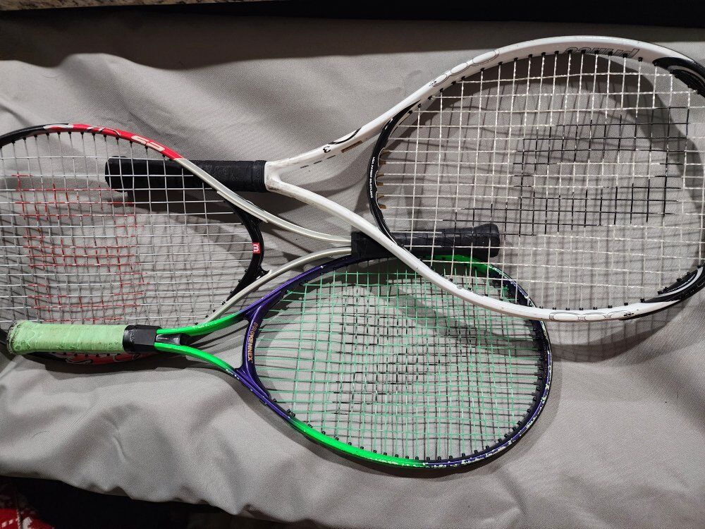 Tennis Rackets with Cases