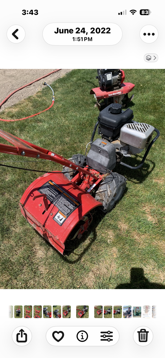 Troybilt tiller for sale
