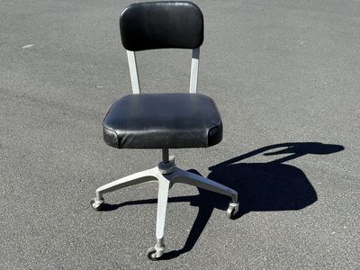 Vintage Mid Century Modern swivel desk chairs MCM adjustable height Cramer Steelcase Hall, reclining, armchair