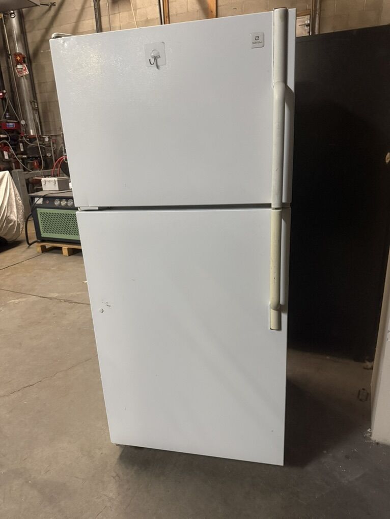White fridge