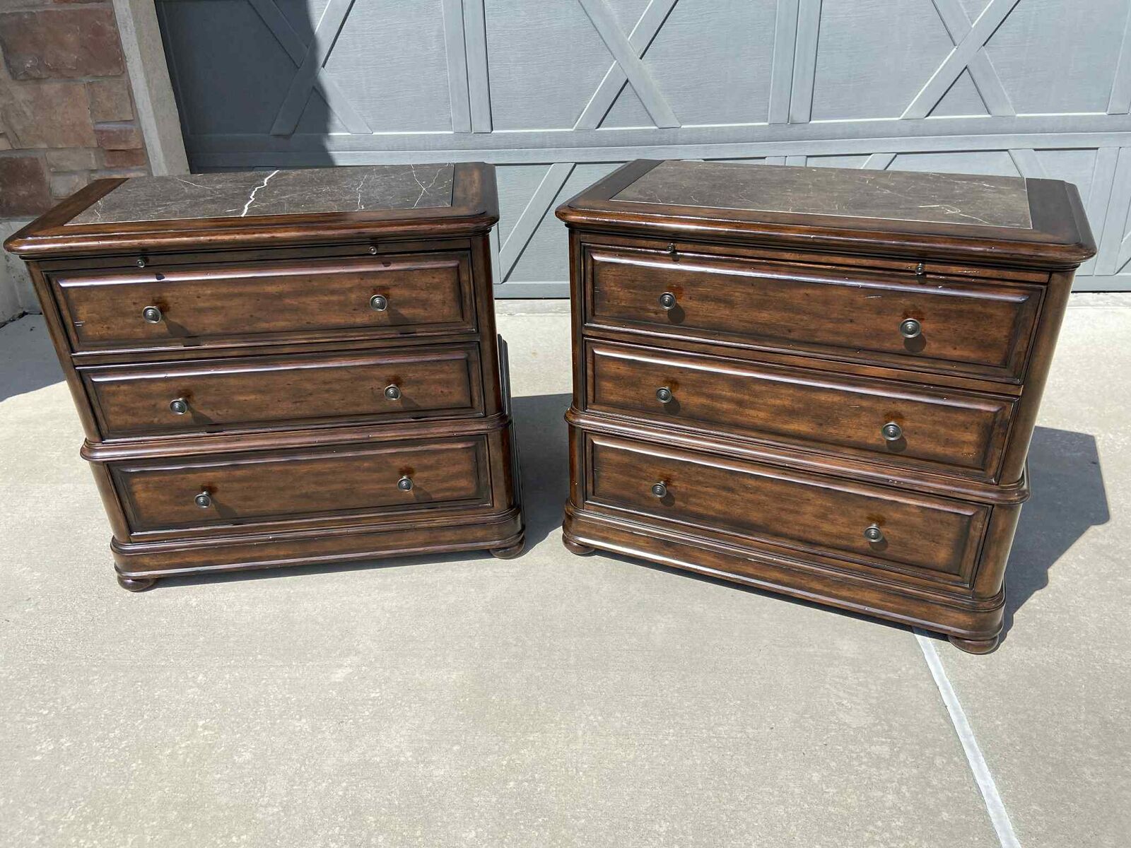 Normandie Manor Wood Nightstands By Bernhardt