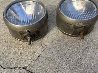 Pair of Vintage headlights