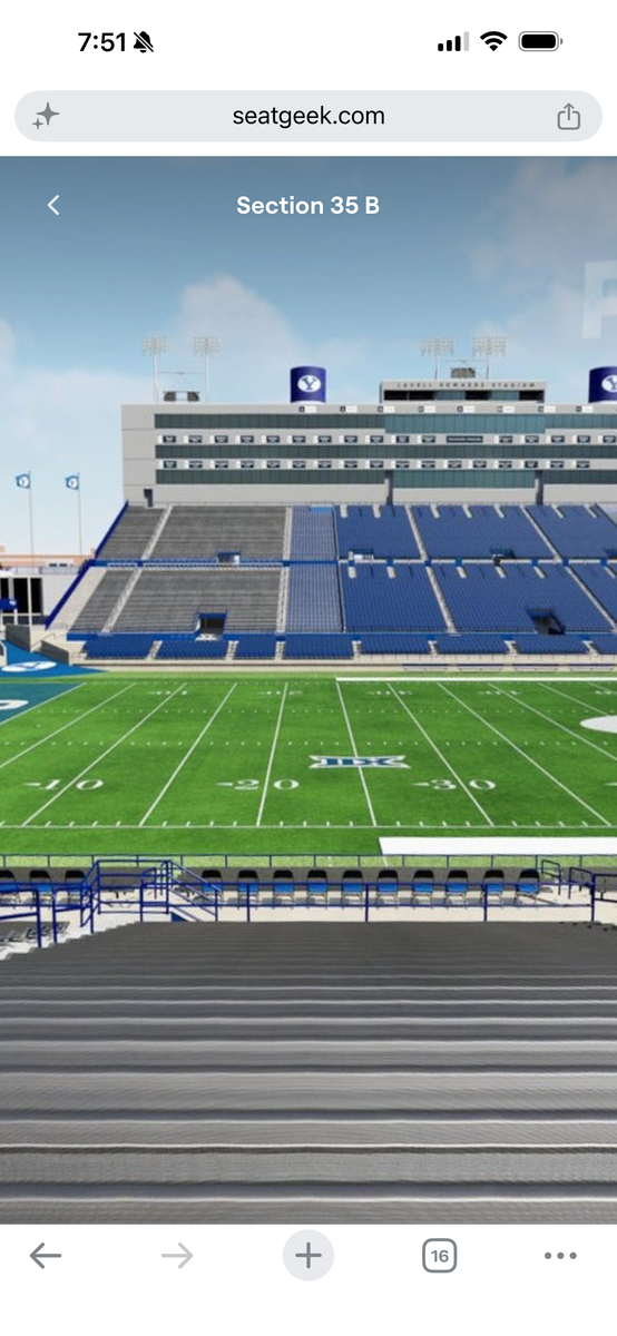 BYU vs Notre Dame Football Tickets - Section 35B (4 Tickets Available)