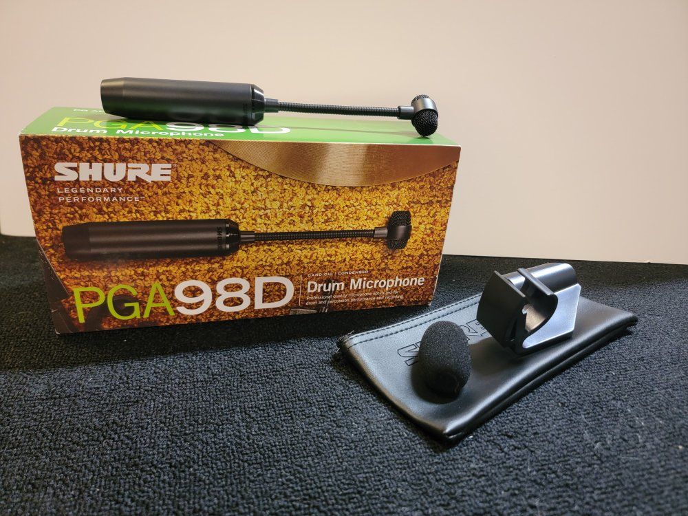 Shure PGA98D Cardioid Condenser Drum Microphone - Black