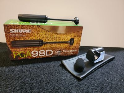 Shure PGA98D Cardioid Condenser Drum Microphone - Black