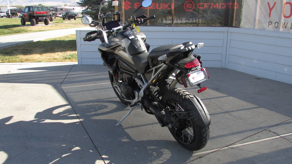 2025 Triumph Tiger 1200 Rally Pro Matt Khaki Green